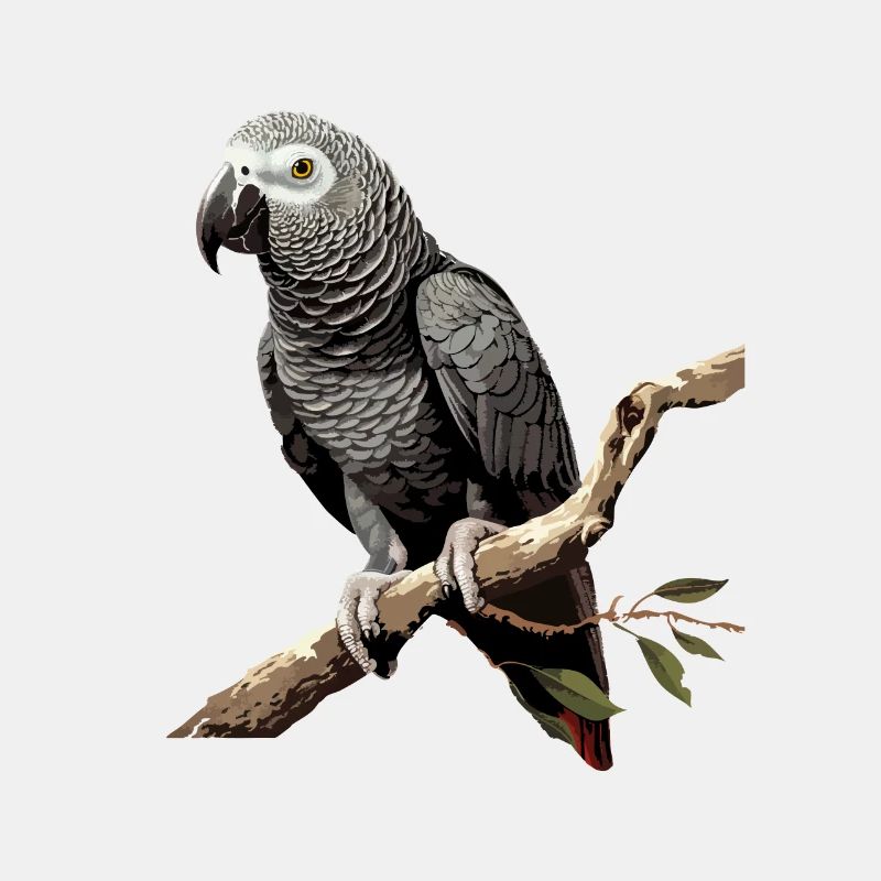african grey parrot