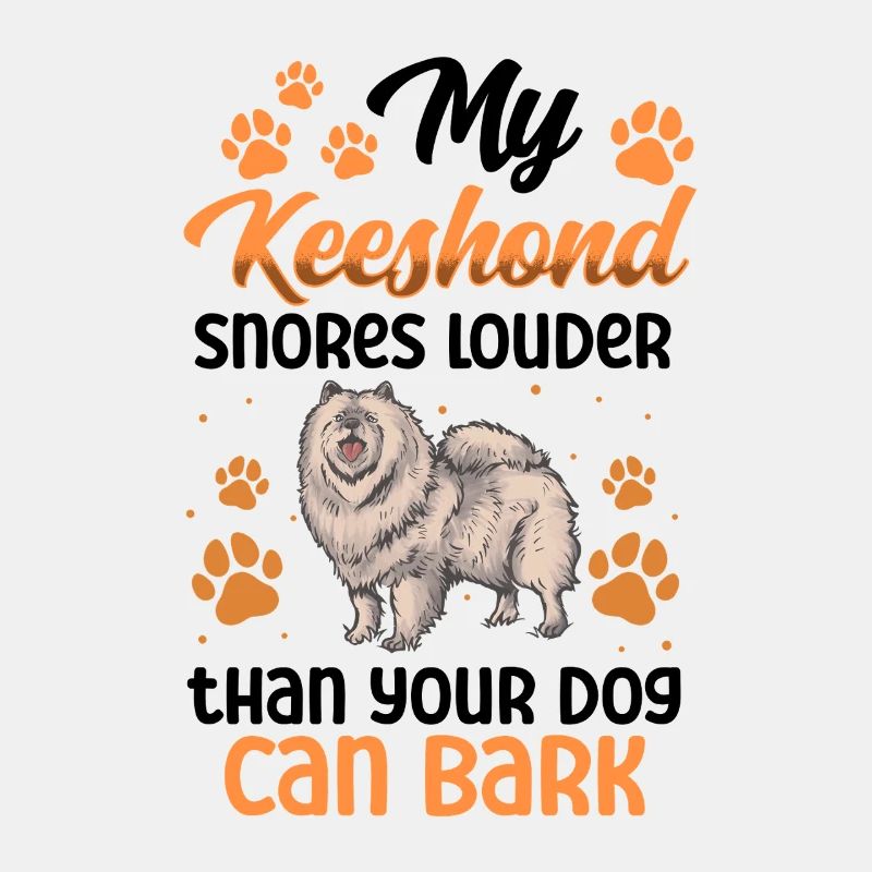 Wolfspitz ronfle fort Keeshond