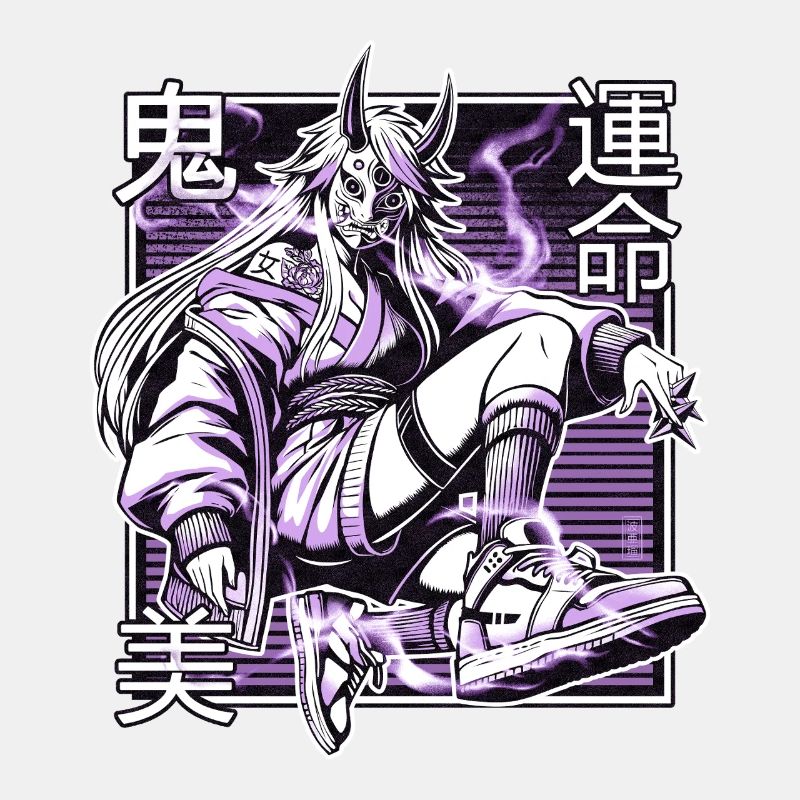 Violet Kunoichi Demon