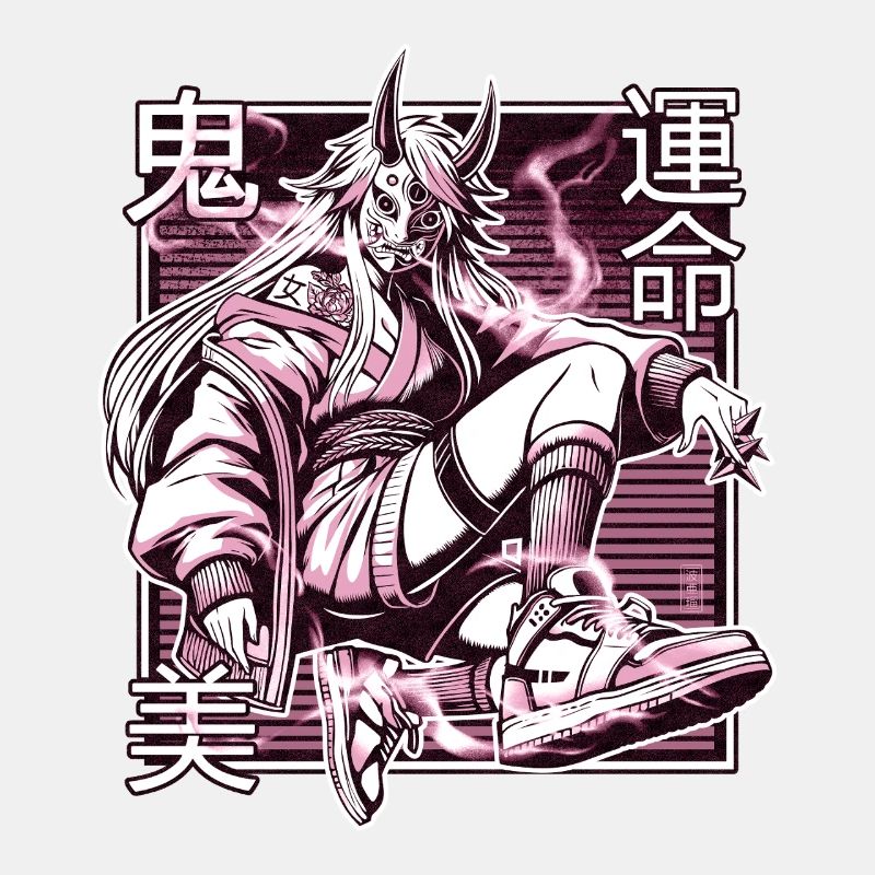 Rosa Kunoichi-Dämon