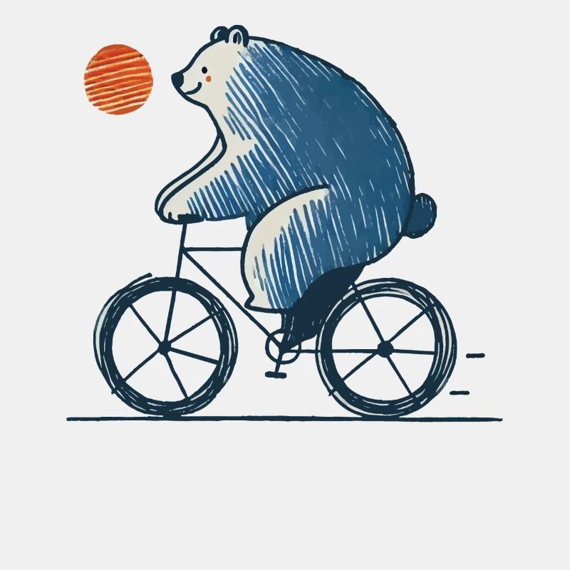 Fahrrad Bären Abenteuer Radfahren