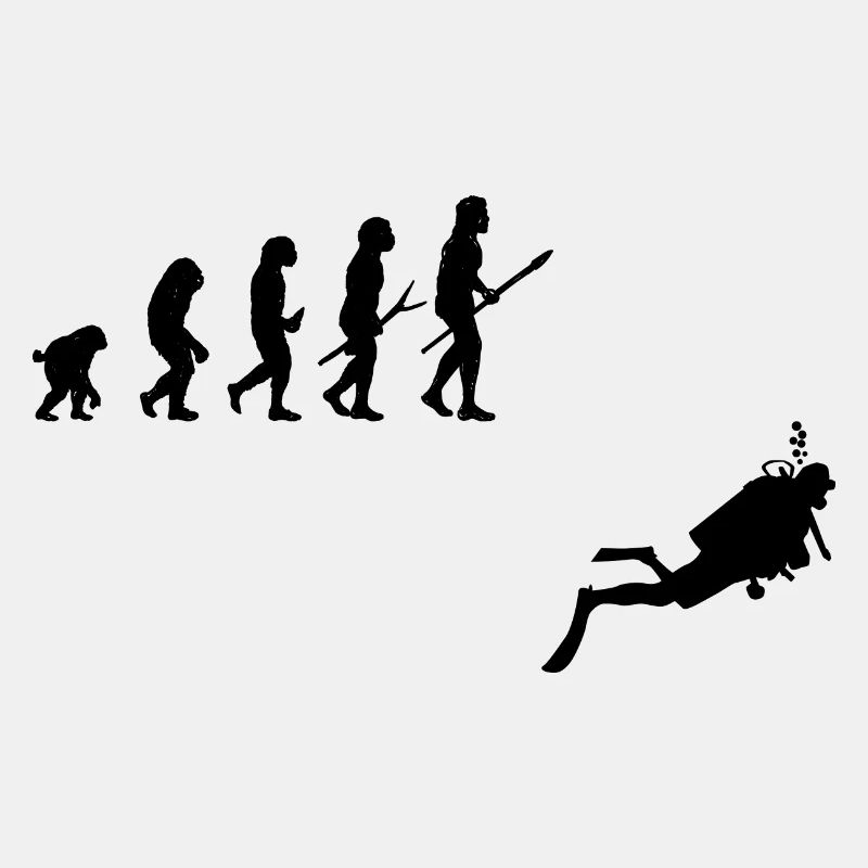 Scuba diving Bottle humor evolution