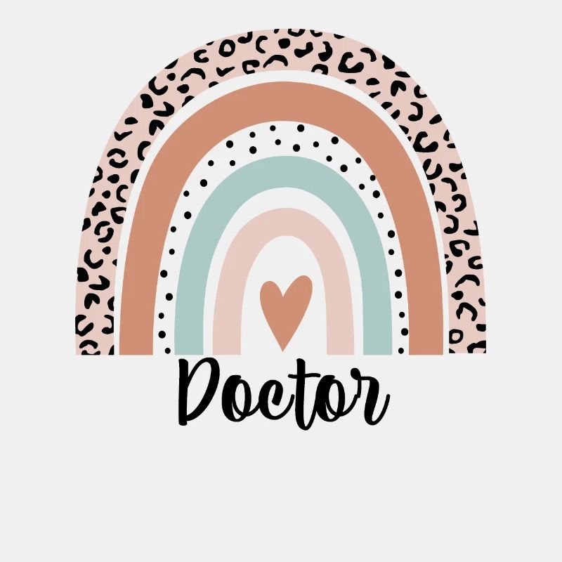 Doktor Regenbogen Leopard Lustiger Doktor Geschenk