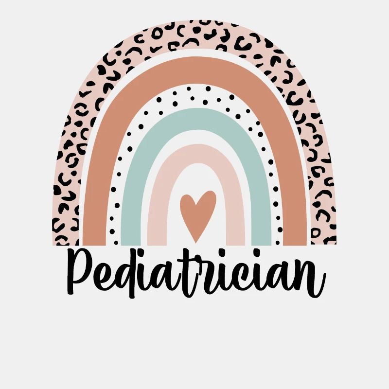 Kinderarzt Regenbogen Leopard Lustiger Kinderarzt