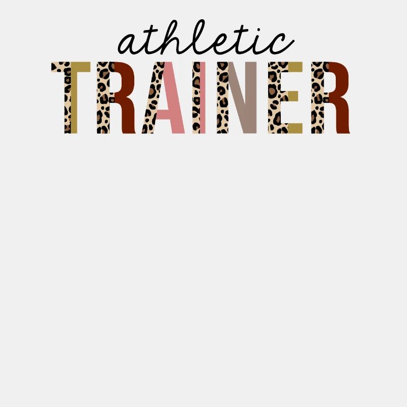 Athletischer Trainer-Leopard-Druck lustig