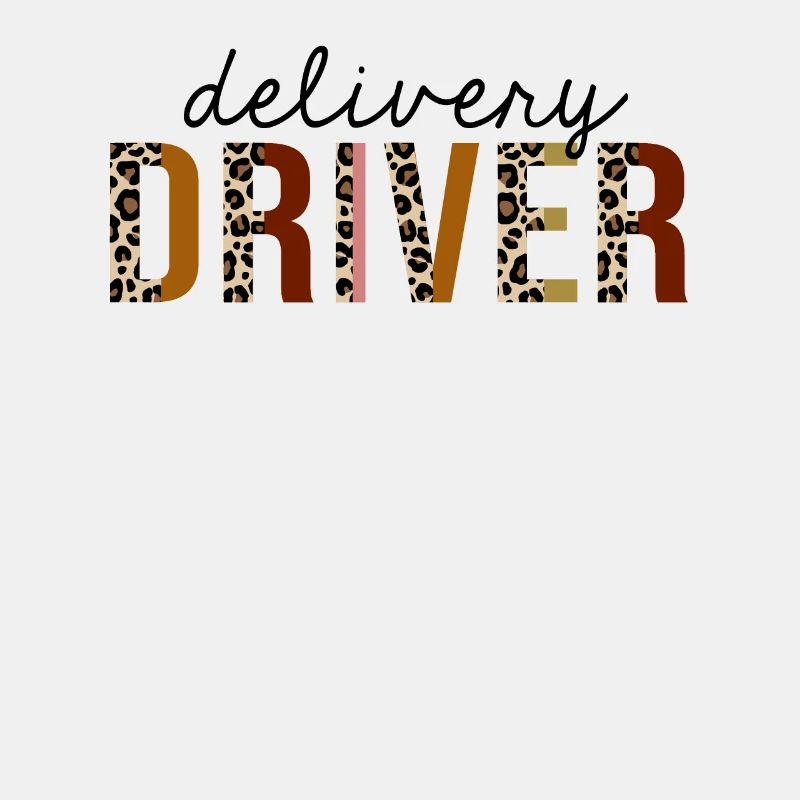 Delivery Driver Leopard Print Funny