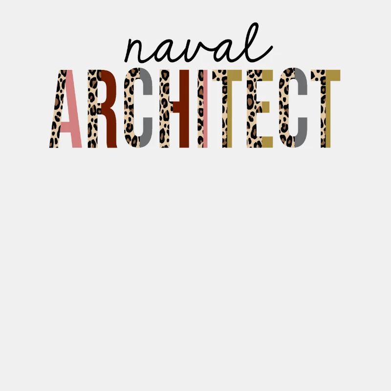 Naval Architect Leopard Print Funny