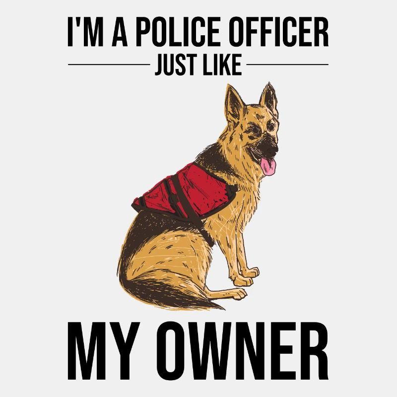Polizeibeamter Polizeihund