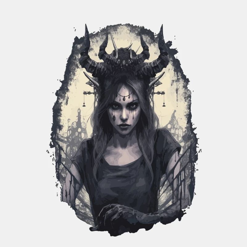 Seduction Girl Devil Evil Goth Gothic Dark