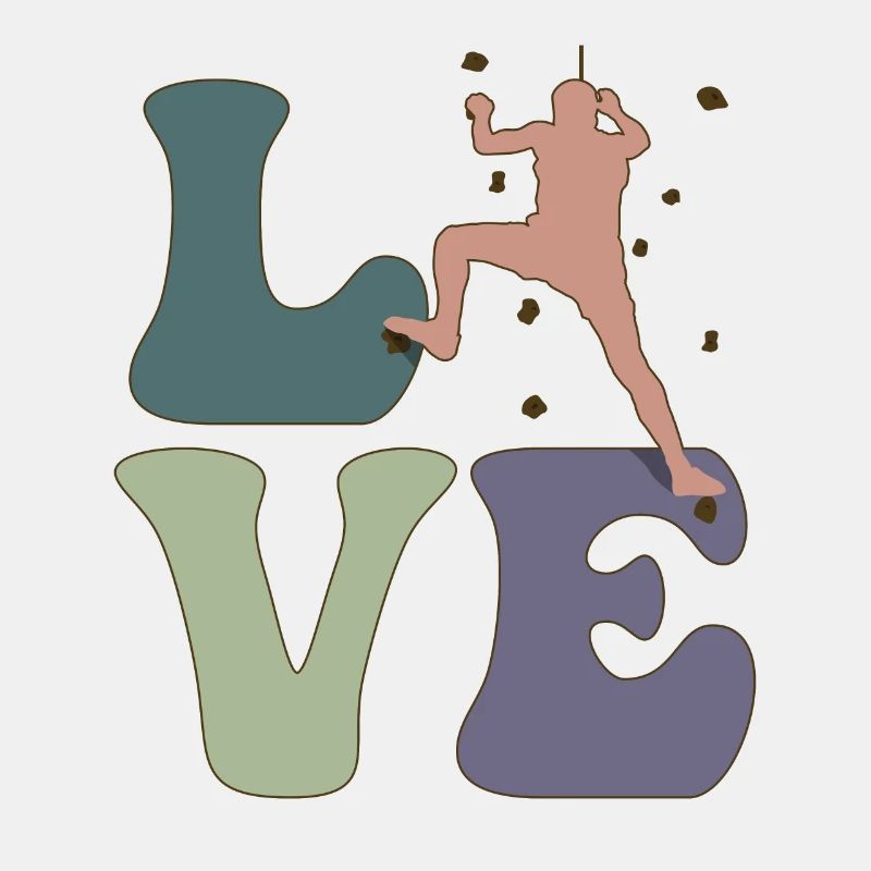 LOVE Wall Climbing Mur d’intérieur Grimpeur de bloc