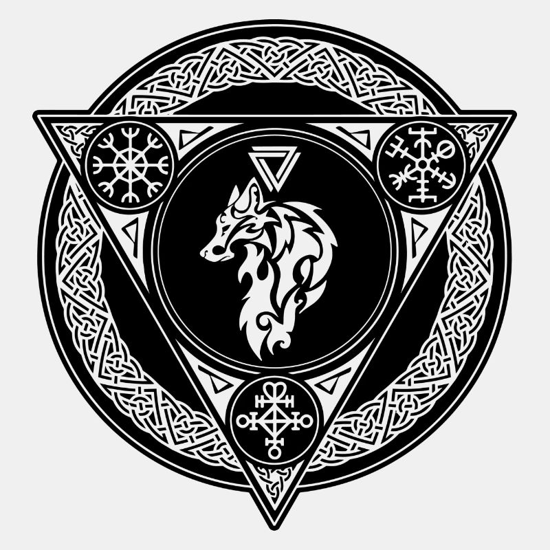 Sternzeichen Wikingerwolf