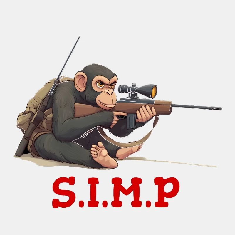 Monkey, meme, Sniper Rifle