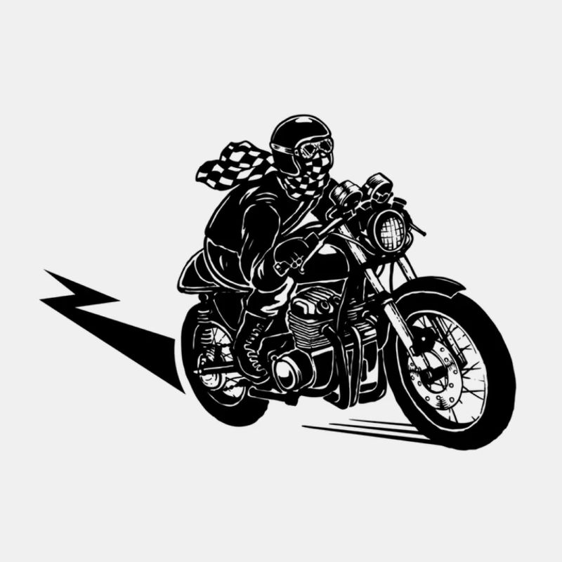 Motorrad Fahrer