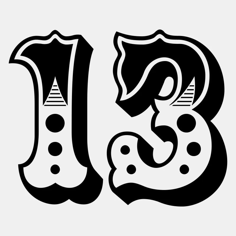 13 - Zahl - Nummer