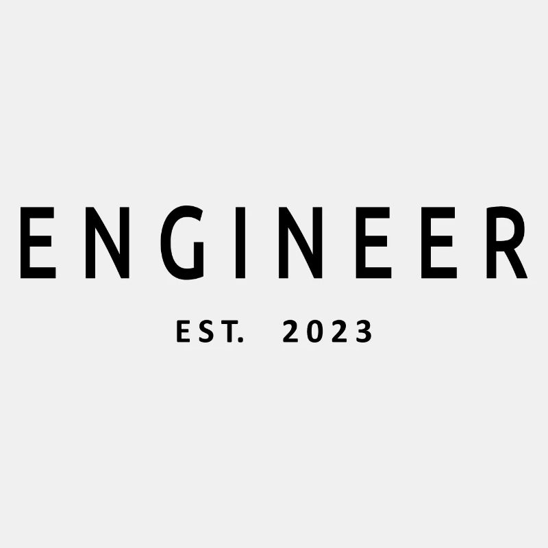 Engineer Est. 2023 Graduation Engineering Student