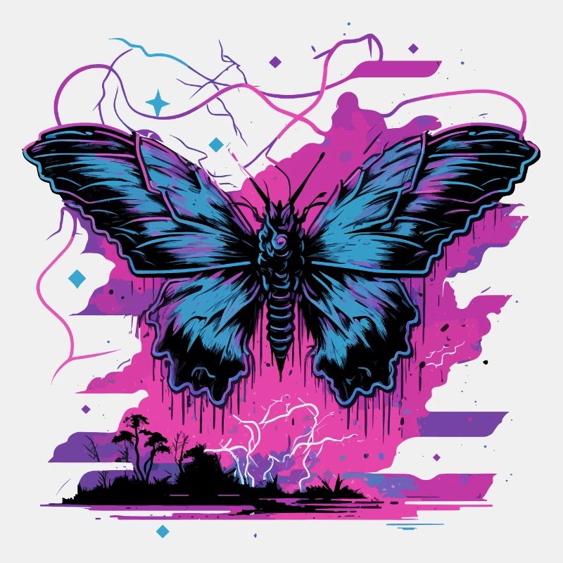 Schmetterling Neon Transformation