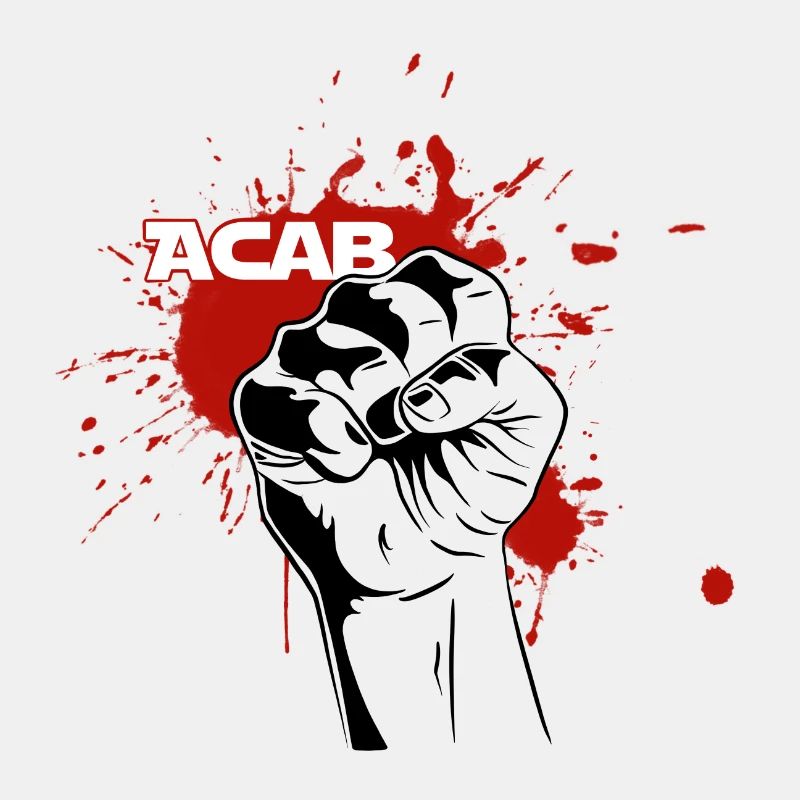 Faust mit Blut - Anti-Cops
