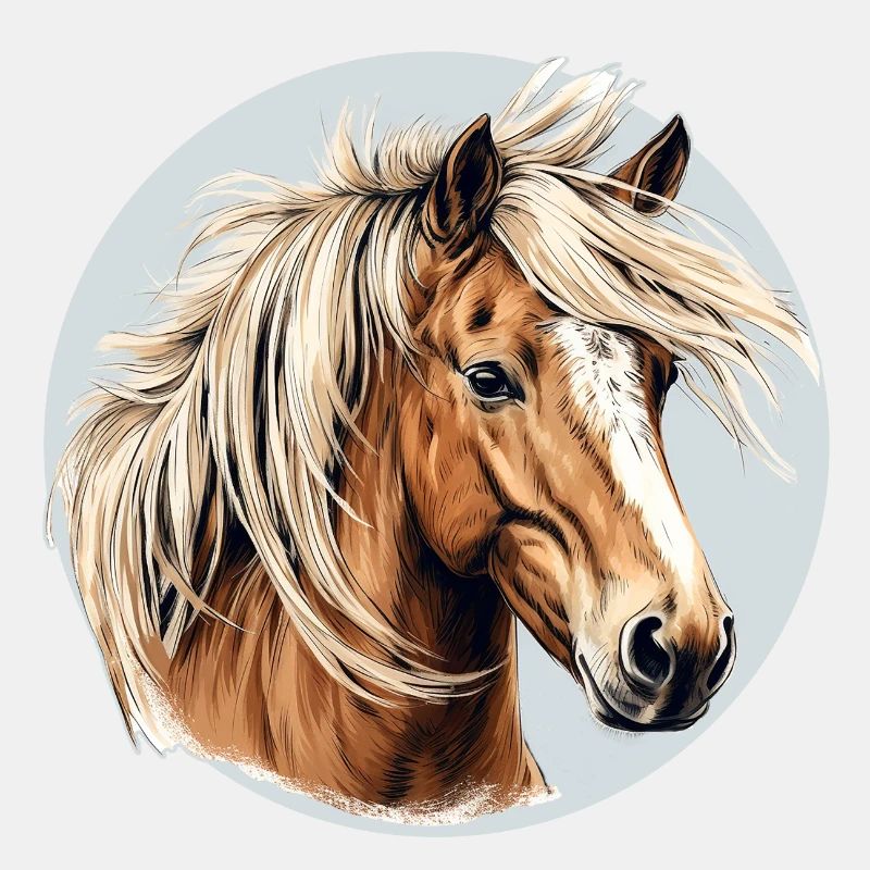 Cheval Haflinger