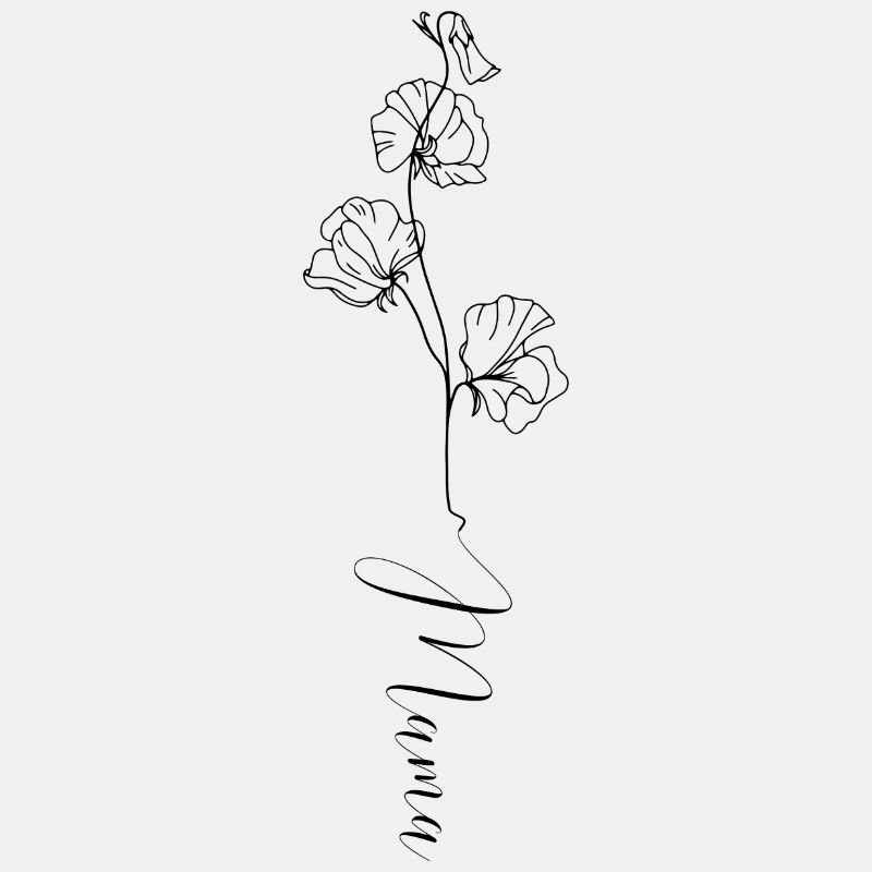 Coquelicot fleur de naissance - symbole du mois d’août