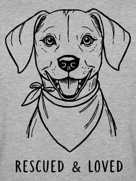 Rescued & Loved Dog