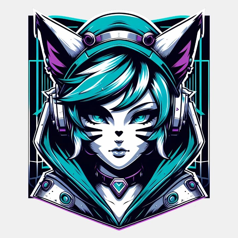 Kopfhörer Catgirl