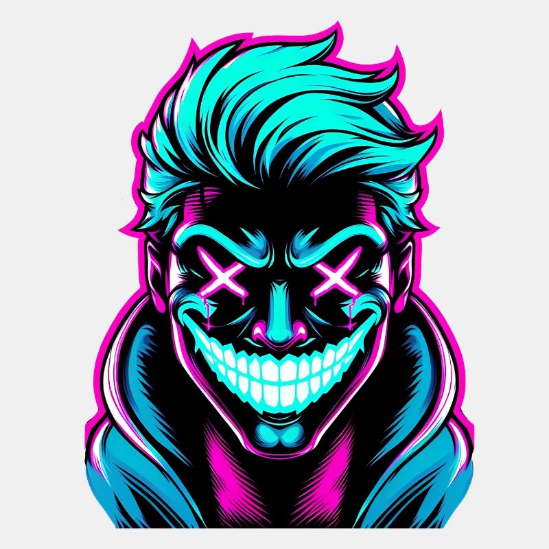 Crazy Guy Grin
