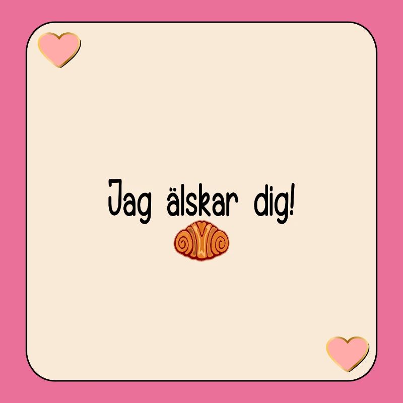 Ich liebe dich Gebäck