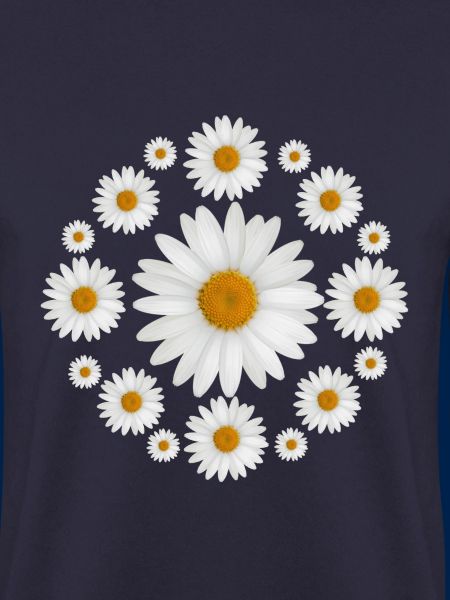 Weißes Gänseblümchen blüht Gänseblümchen-Entwurf