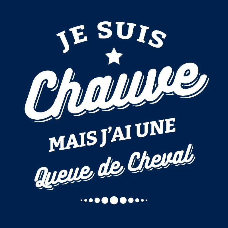 JE SUIS CHAUVE AVEC UNE QUEUE DE CHEVAL