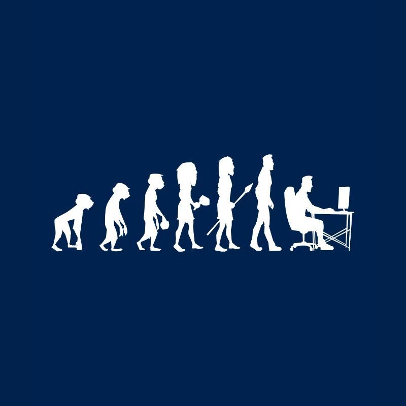 Evolution der Männer Computer Design