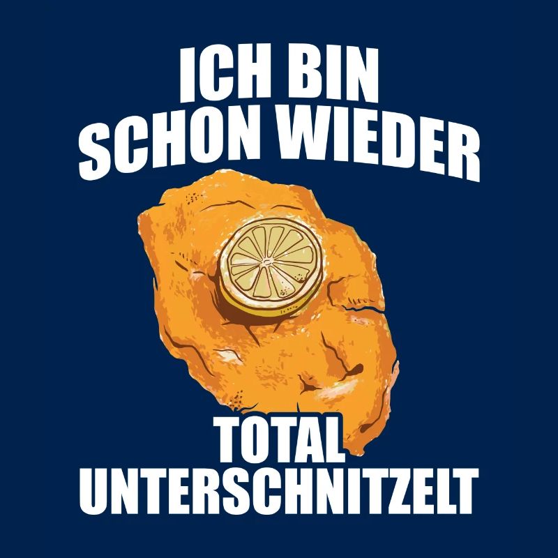Totally undercut schnitzel
