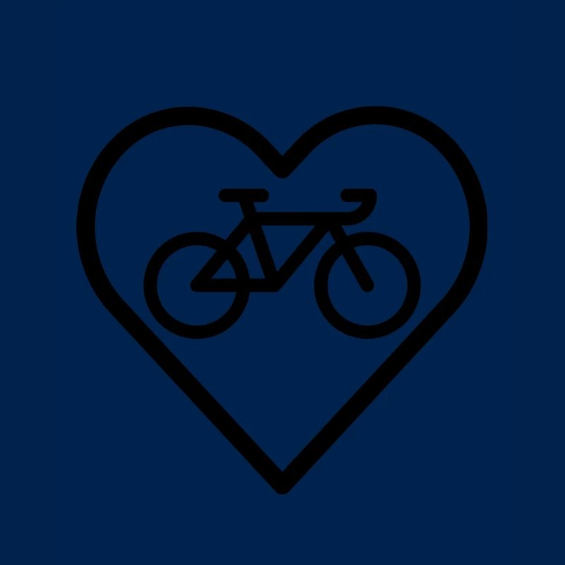 Fahrrad im Herz