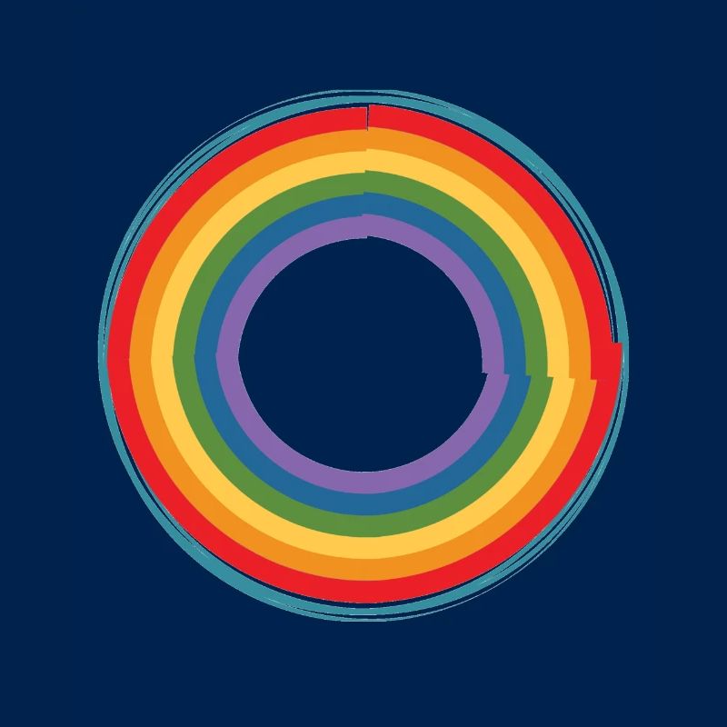 Rainbow circle