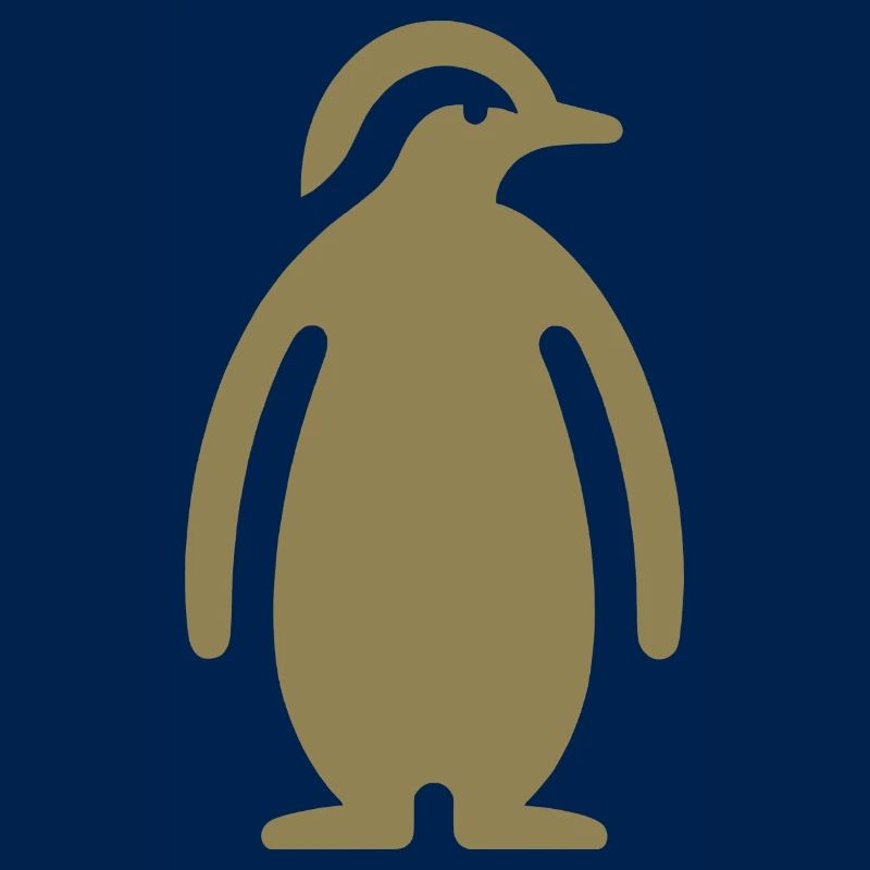 Pinguin Silhouette Elegantes Design