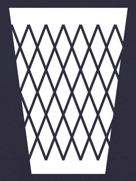 Geripptes - Apfelwein Glas