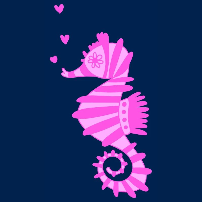 Seepfedchen Pink mit Herzen