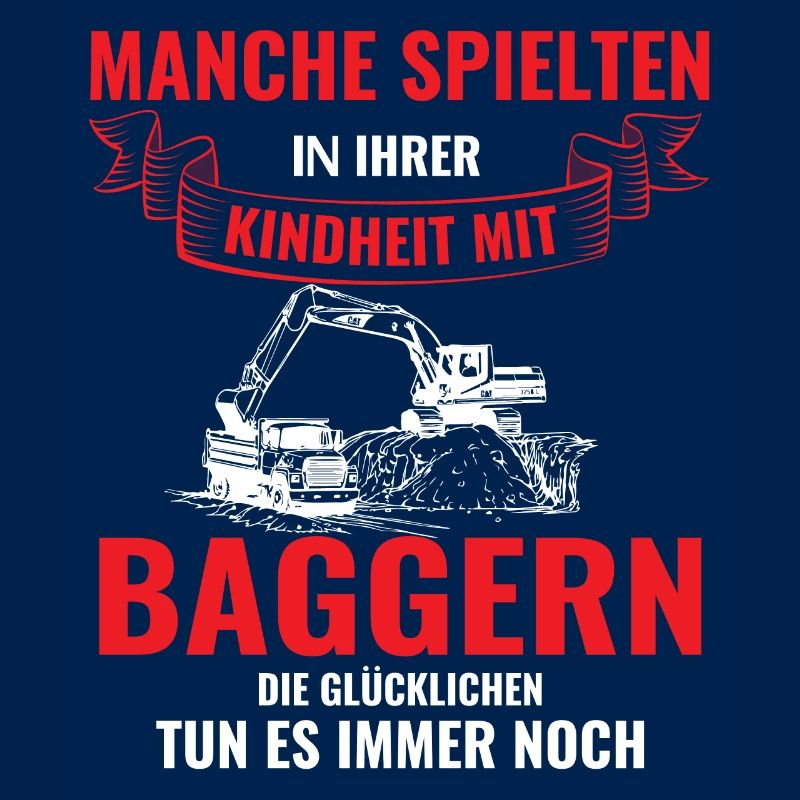Bagger Baggerfahrer Geschenk
