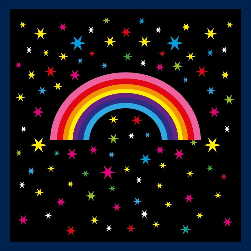 12 Regenbogen Sternenhimmel