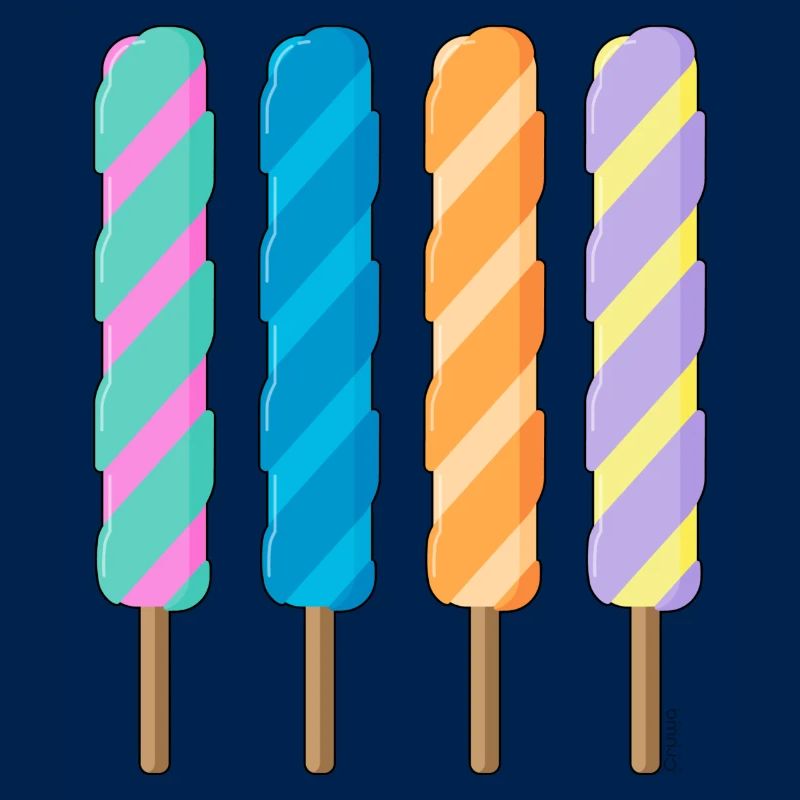 Gesponnenes Eis