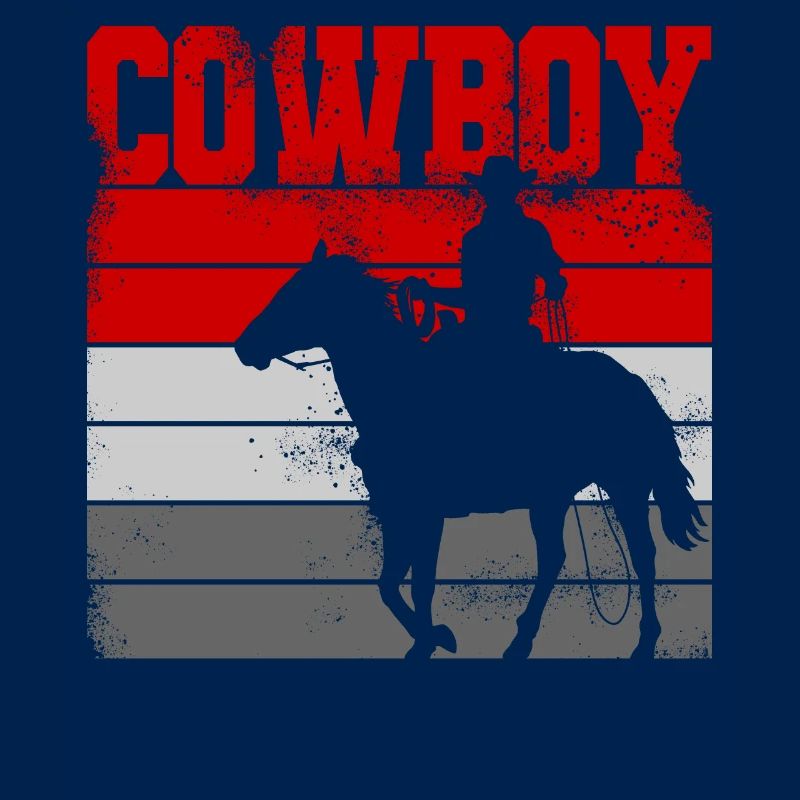 Cowboy Westernreiter Pferd