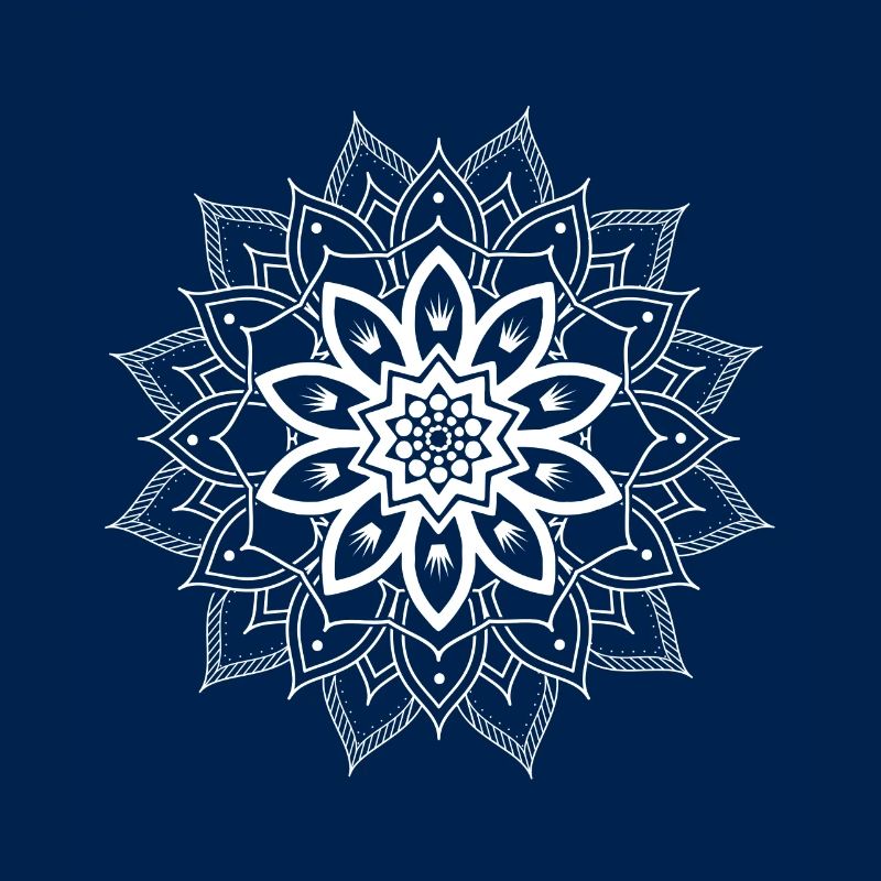 Mandala Yoga Blumen