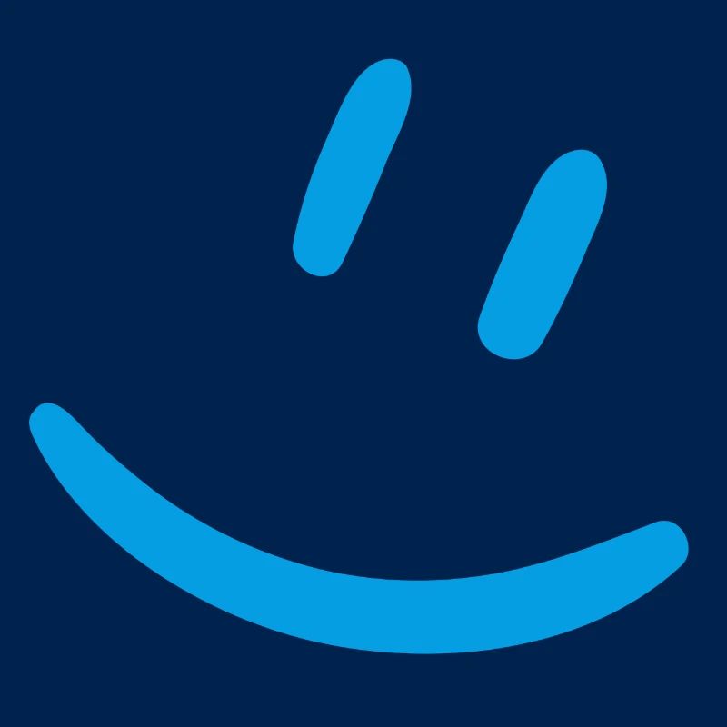 Smily blau