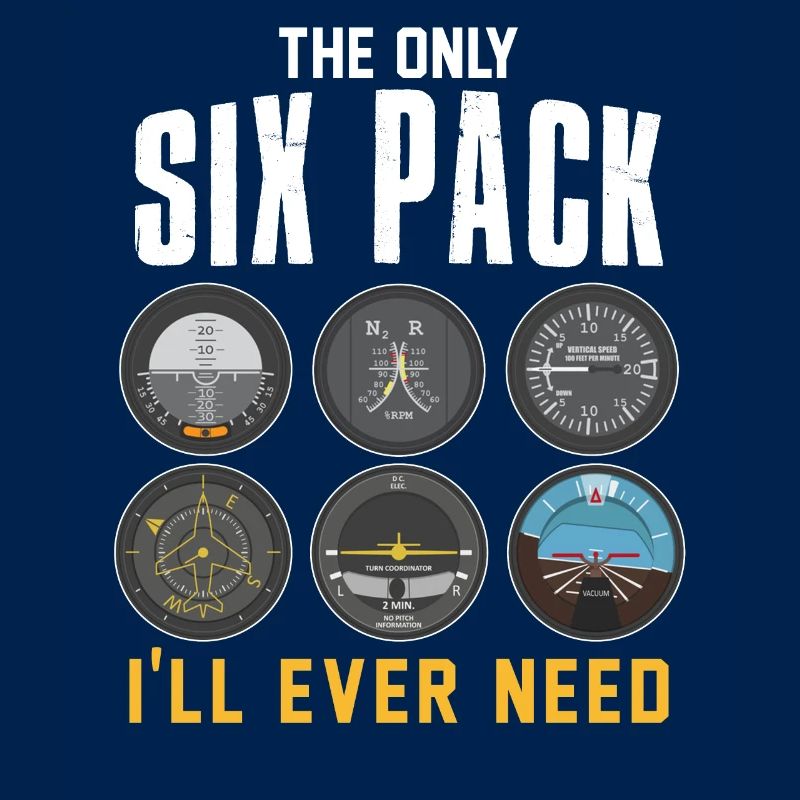 Six Pack Pilot Flugzeug