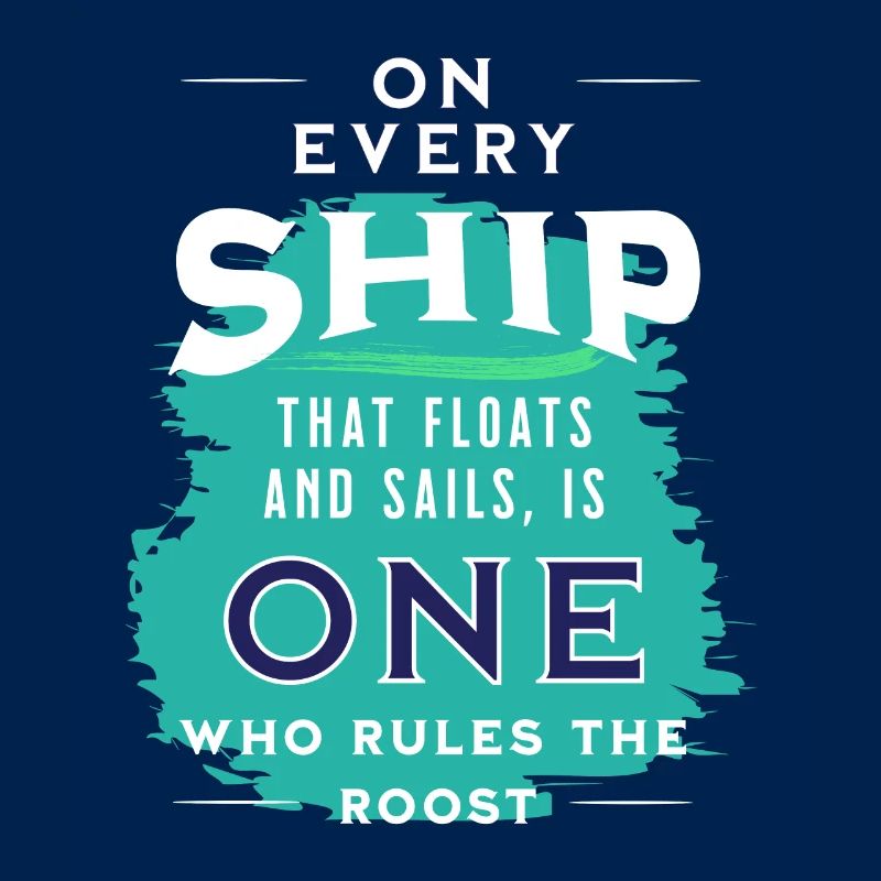 sail boat sailor skipper command captain gift