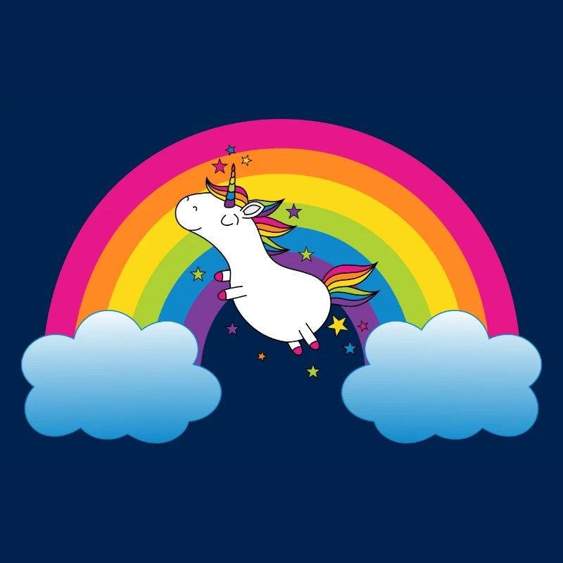 Regenbogen mit Einhorn