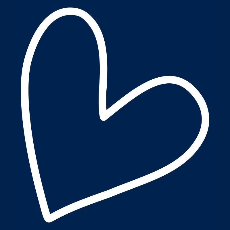 Schlichtes Herz Symbol