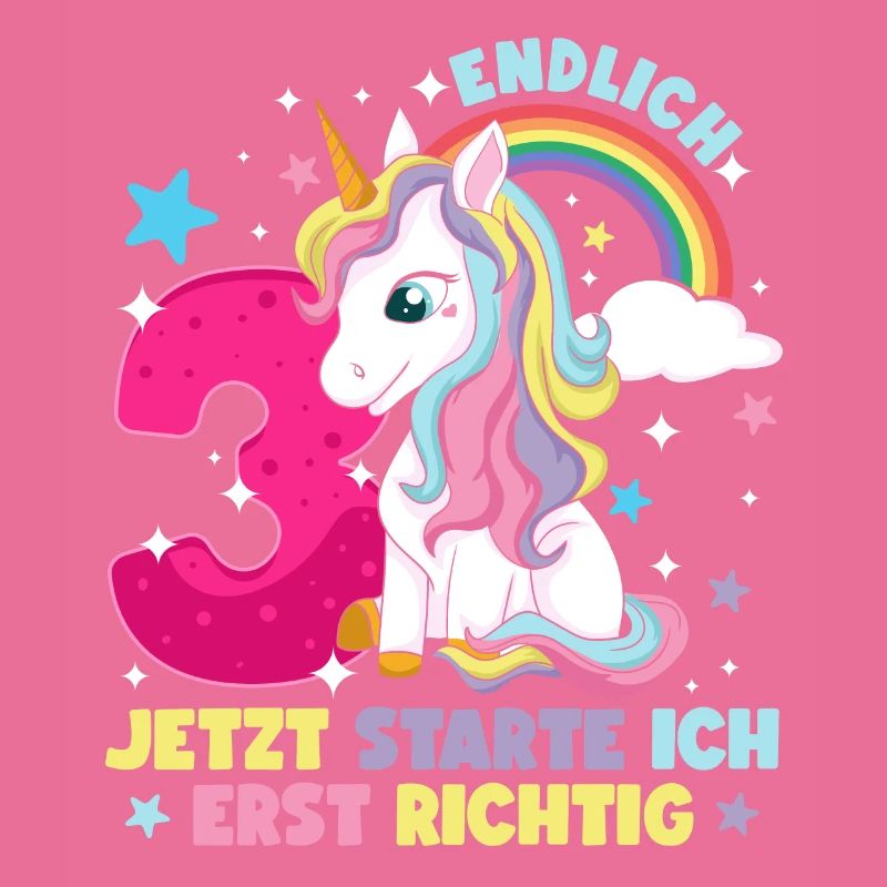 3. Geburtstag Mädchen kleid deko ich bin endlich 3