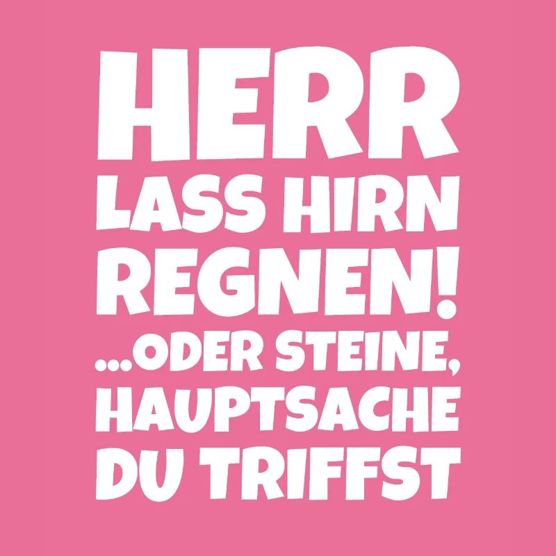 Herr Lass Hirn Regnen! ...oder Steine Hauptsache