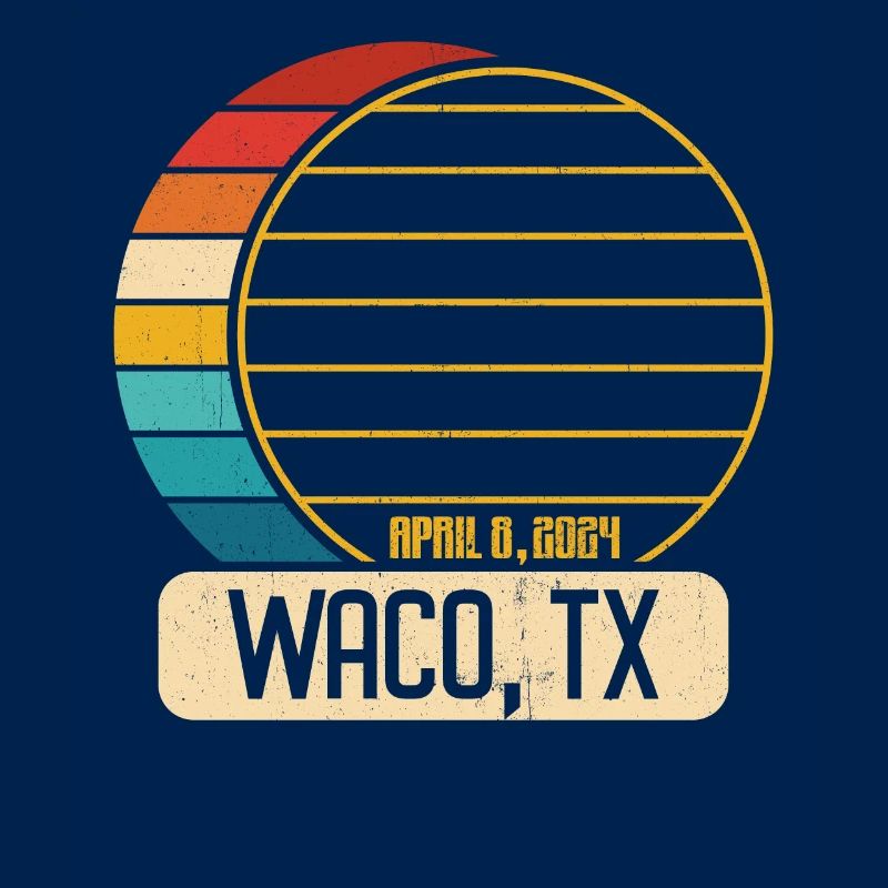 Total Solar Eclipse Texas Waco 28. April 2024