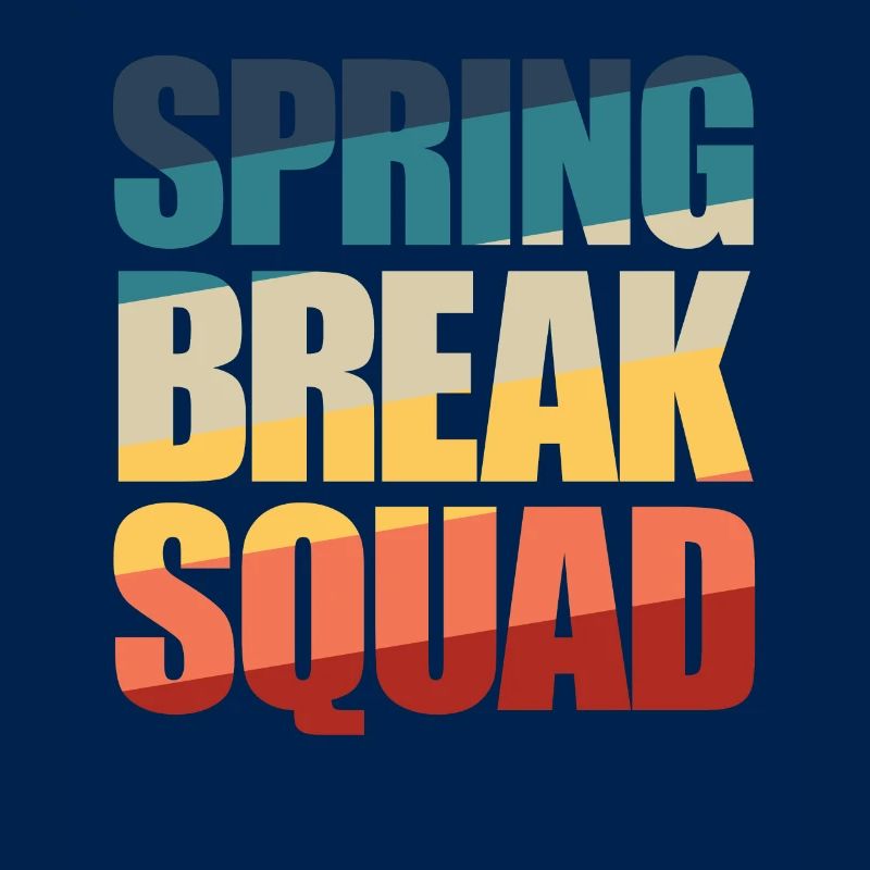 Spring Break Squad Retro Spring Break